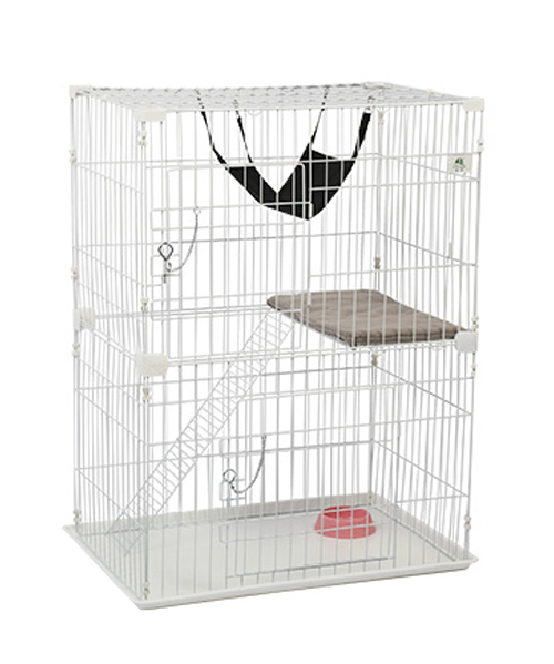 寵物貓籠子YD199（噴塑，PP底盤）